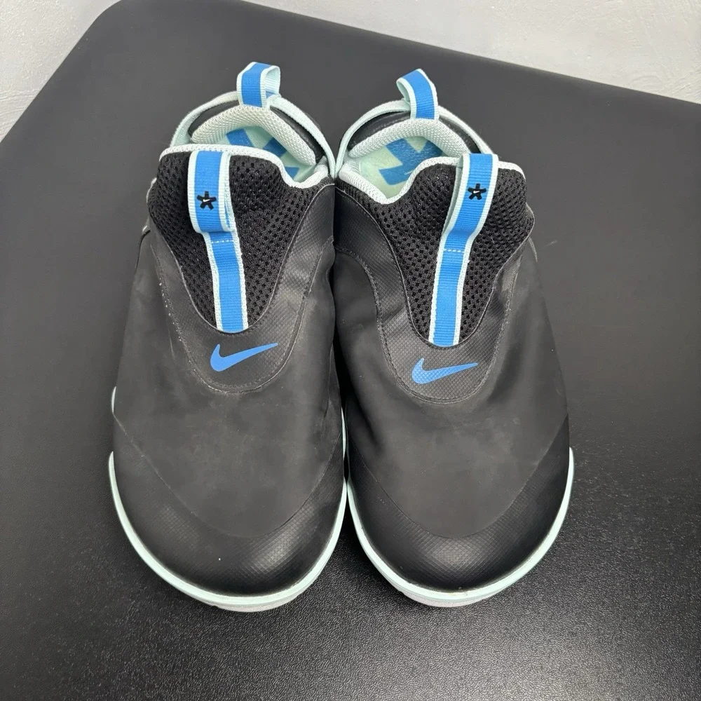 Nike Air Zoom Pulse Mens‎ Size 8.5 Black Blue Athletic Nursing Shoes Sneakers